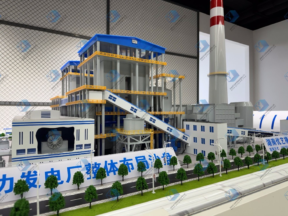 火力發(fā)電廠場景布局沙盤模型 火力發(fā)電廠場景布局沙盤模型