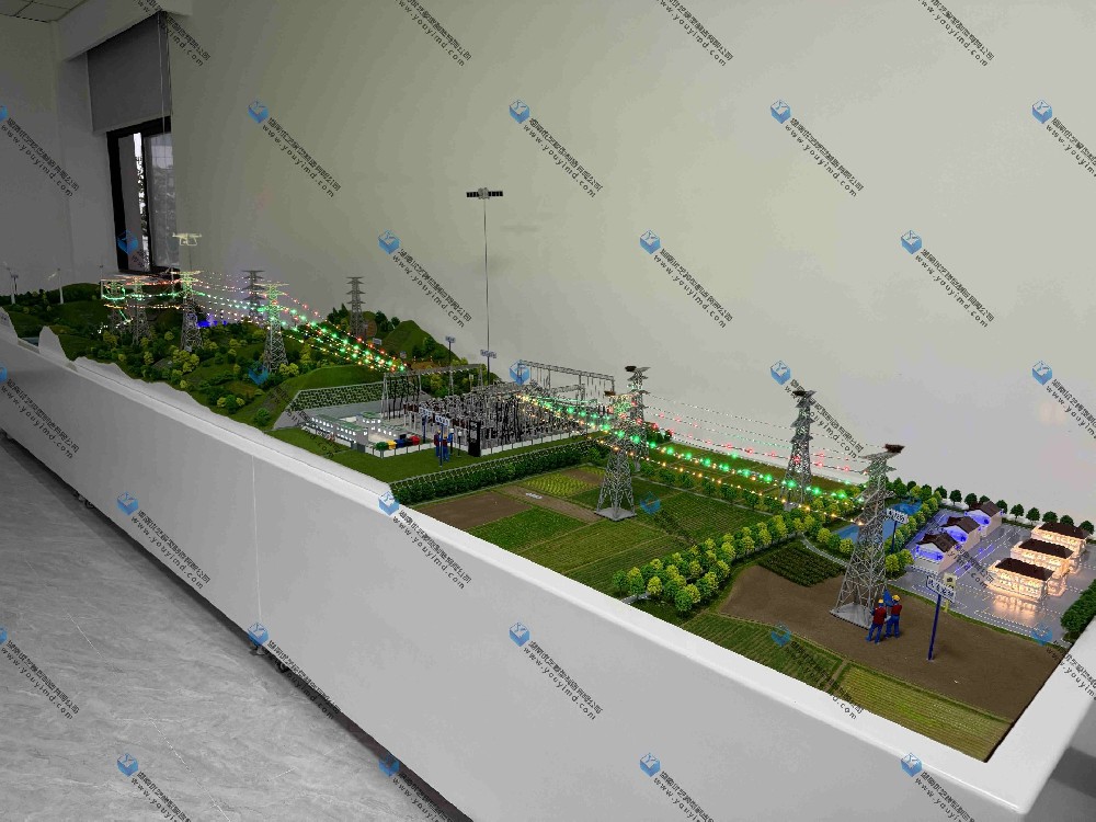 湖南省優(yōu)藝模型——電力輸送線路施工場景模型、電力輸送沙盤模型 湖南省優(yōu)藝模型——電力輸送線路施工場景模型、電力輸送沙盤模型